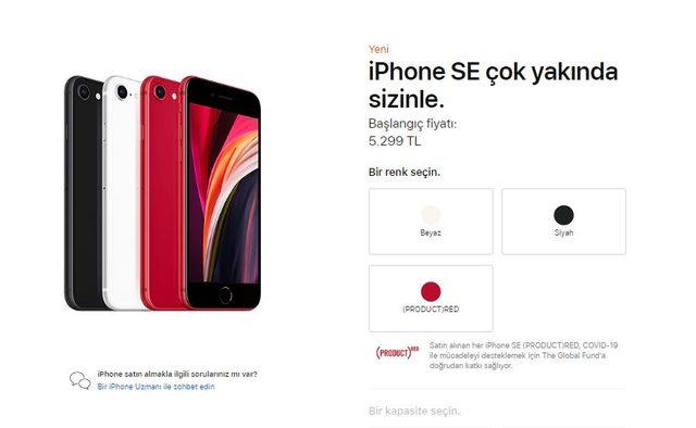 iPhone SE 2020 fiyat
