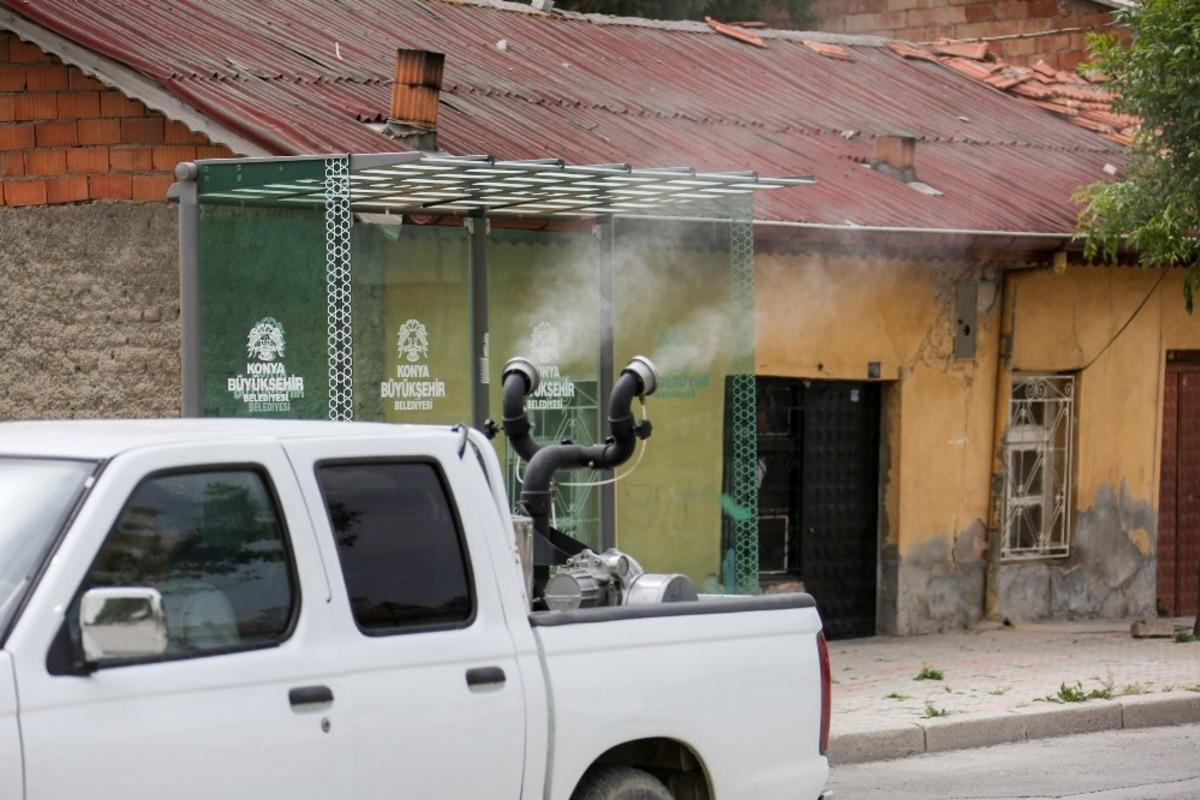 Meram&rsquo;da ila&ccedil;lama &ccedil;alışmaları etkin bir şekilde s&uuml;rd&uuml;r&uuml;l&uuml;yor