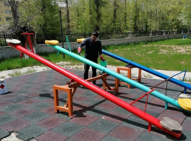 Tatvan’daki parklar yenileniyor G1