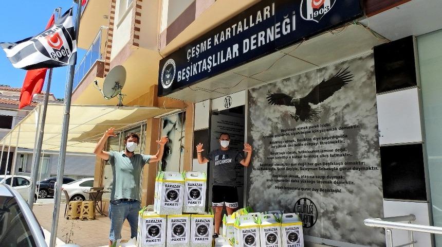 &Ccedil;eşme Kartalları&rsquo;ndan yardım paketi