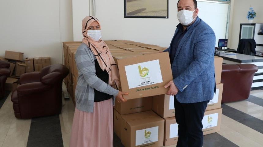 Viranşehir&rsquo;de &ccedil;&ouml;lyak hastalarına gıda desteği