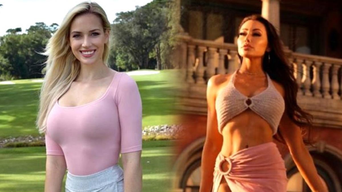 Golf d&uuml;nyasının flaş ikilisi Paige Spiranac ve Holly Sonders karşı karşıya gelecek