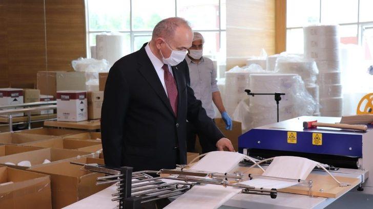Düzce Belediyesinin günlük maske üretimi 21 bini geçti G3