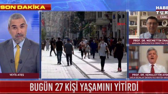 Habertürk TV'de yayına yansıyan yellenme sesi gündem oldu
