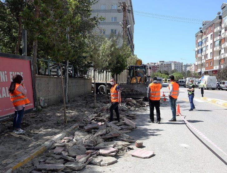 Milli Egemenlik Caddesi’nde yenileme çalışmaları başladı G4