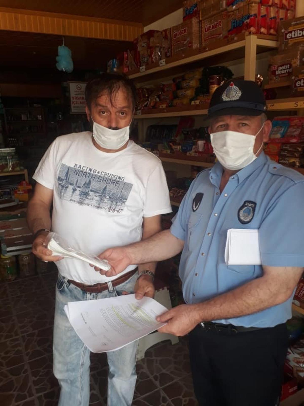 Belediyeden il&ccedil;edeki t&uuml;m esnaflara maske desteği