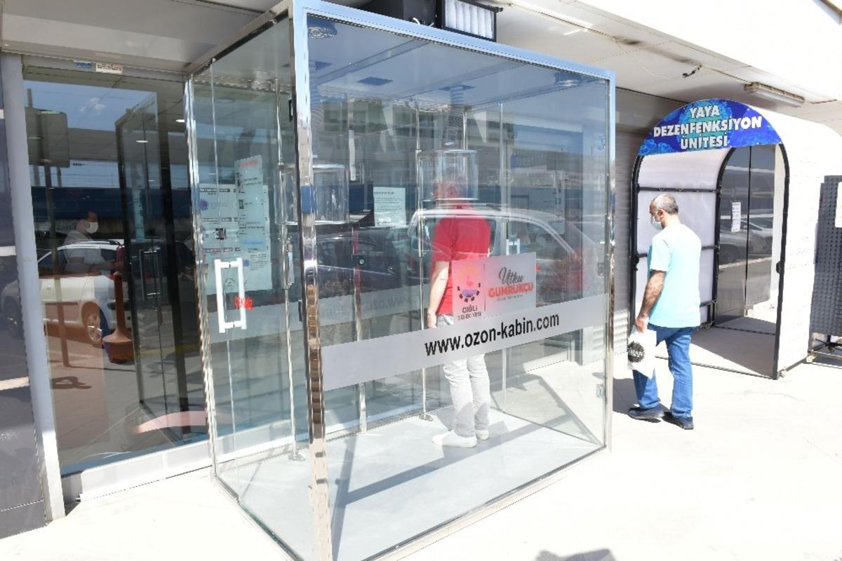 &Ccedil;iğli Belediyesinden ozon kabini