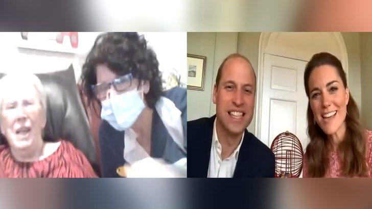 Prens William ve Kate, bakımevindeki yaşlılarla görüntülü bingo oynadı G2