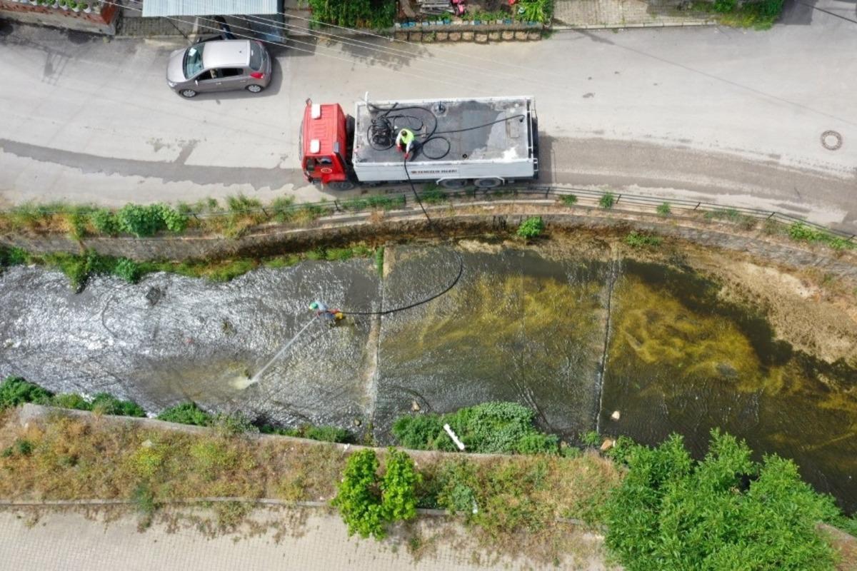 Dalakdere&rsquo;de kapsamlı temizlik &ccedil;alışması