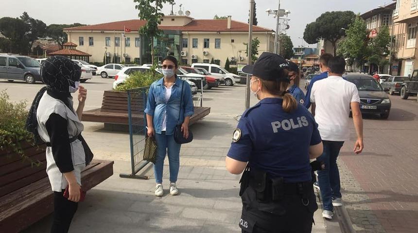Manisa’da maske takmayan 244 kişiye ceza