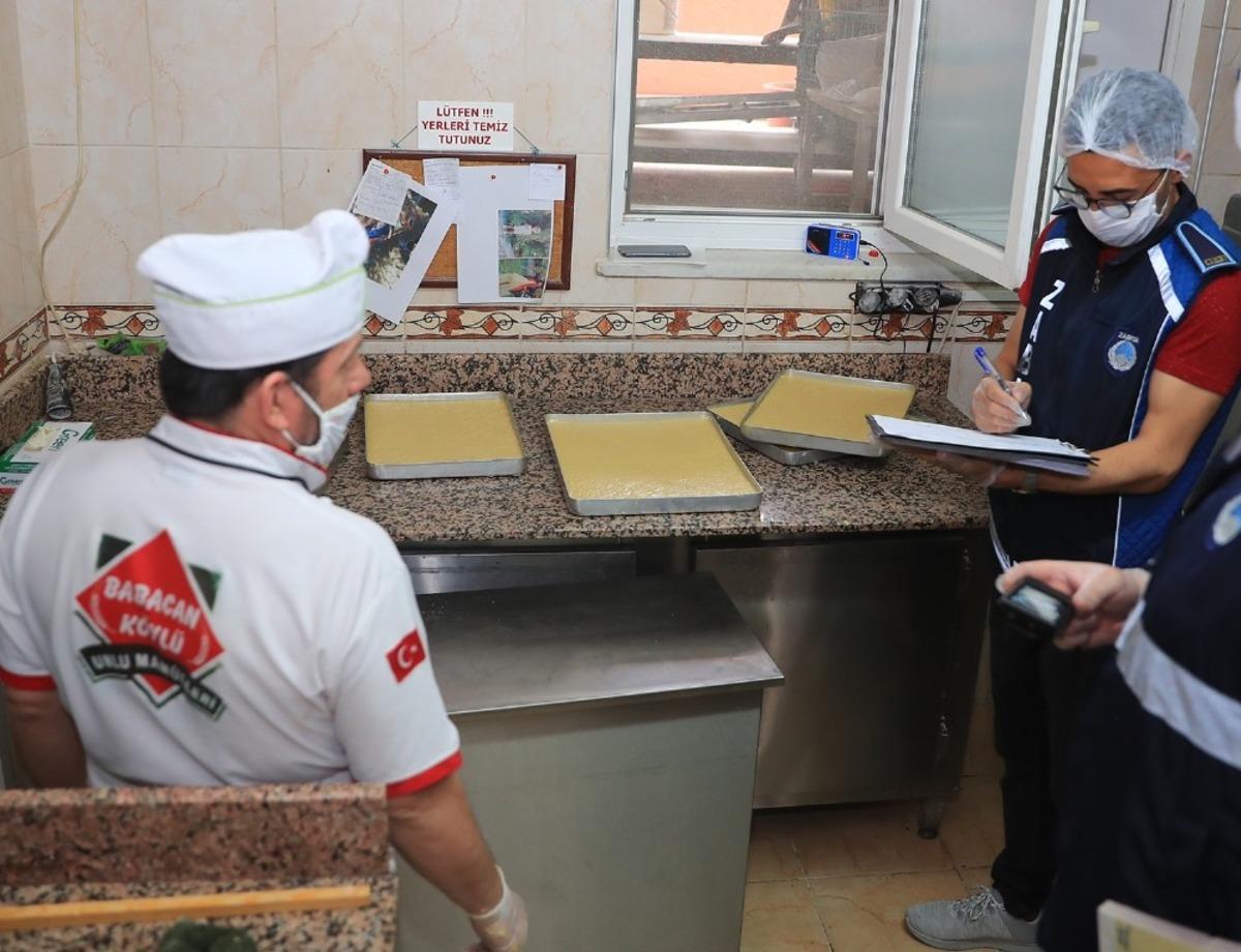 Zabıta ekiplerinden bayram &ouml;ncesi denetim