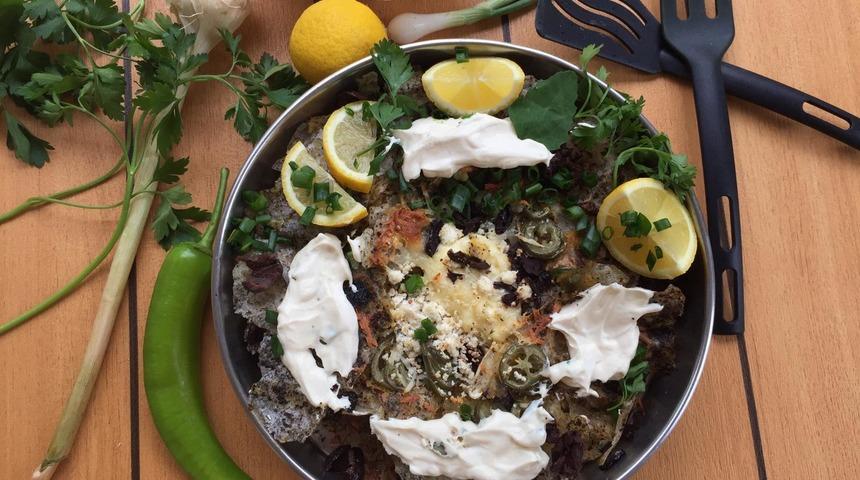 Güllaç yapraklarından nachos tarifi