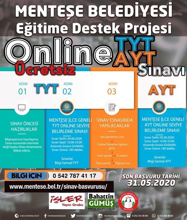 Menteşe Belediyesinden eğitime destek