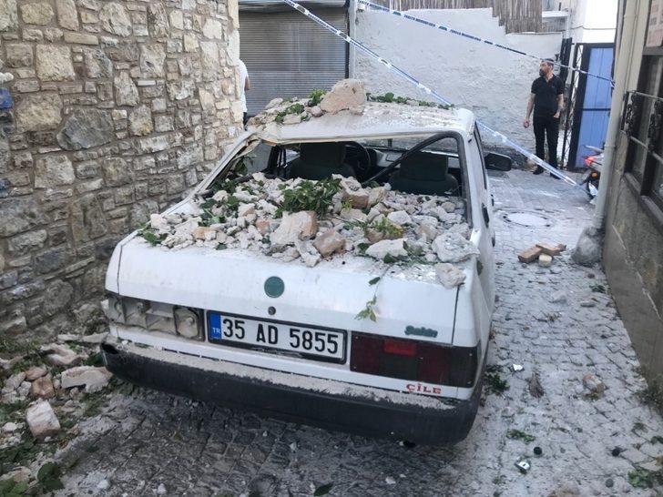 Evin duvarı yıkıldı, faciadan dönüldü G2