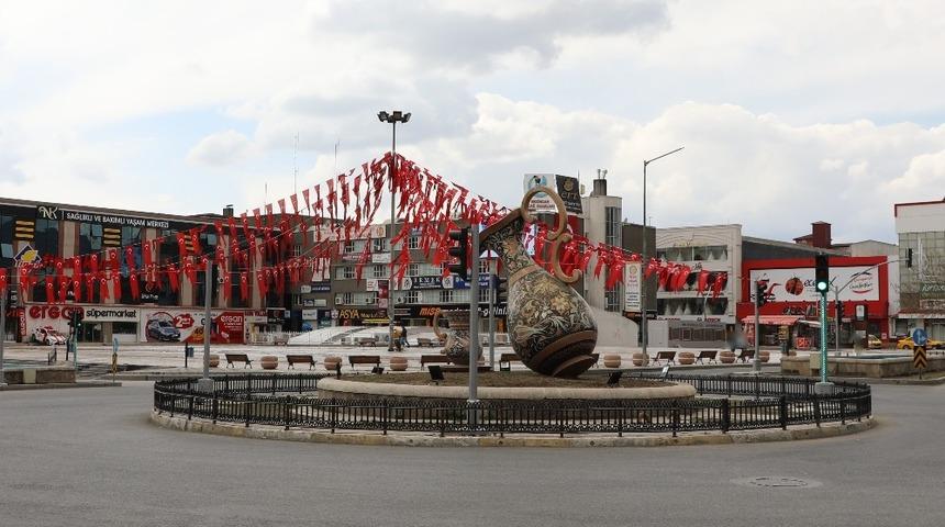 4 günlük kısıtlamanın ilk gününde Erzincan boş kaldı