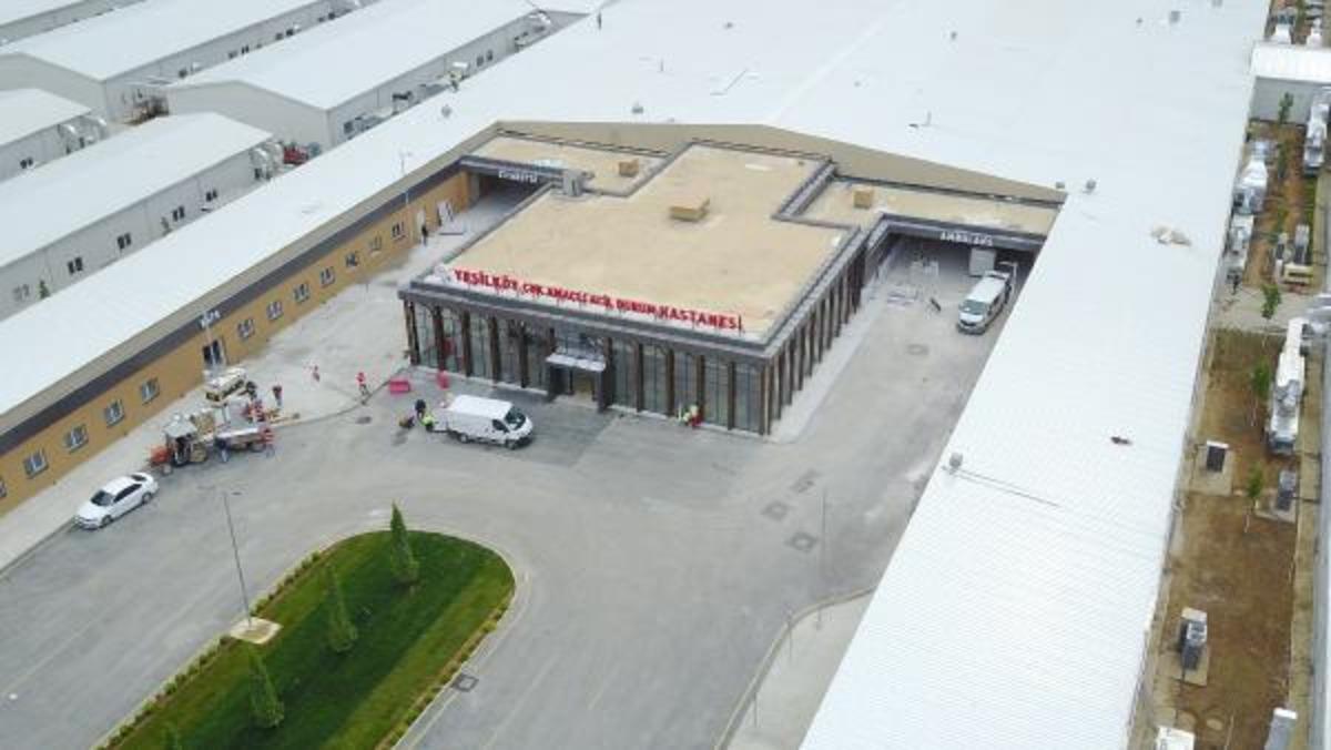 Yeşilk&ouml;y &Ccedil;ok Ama&ccedil;lı Acil Durum Hastanesi'nde sona yaklaşıldı
