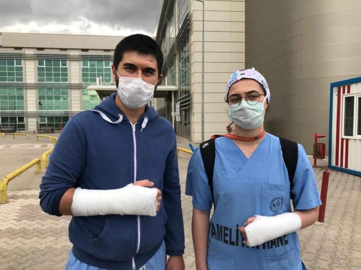 Kırıkkale&rsquo;de iki doktor tekme-tokat darp edildi