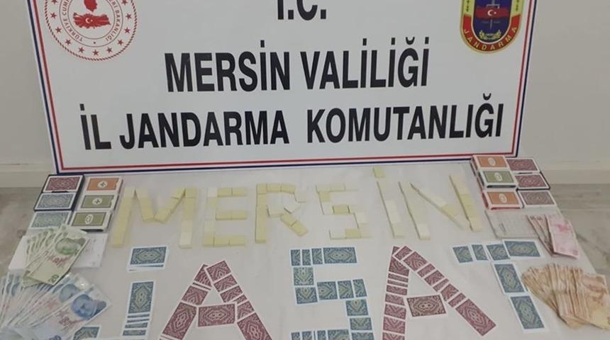 Mersin&rsquo;de kumarcılara jandarmadan şok baskın