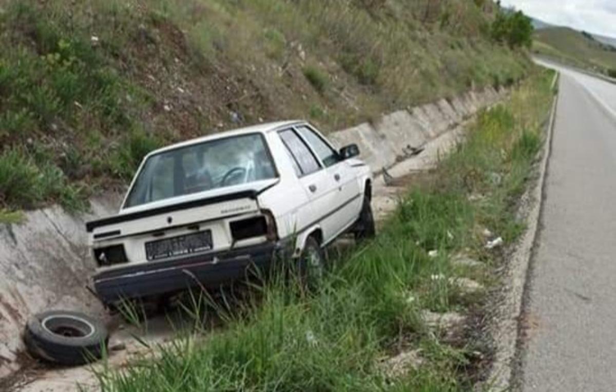 Otomobil su kanalına u&ccedil;tu