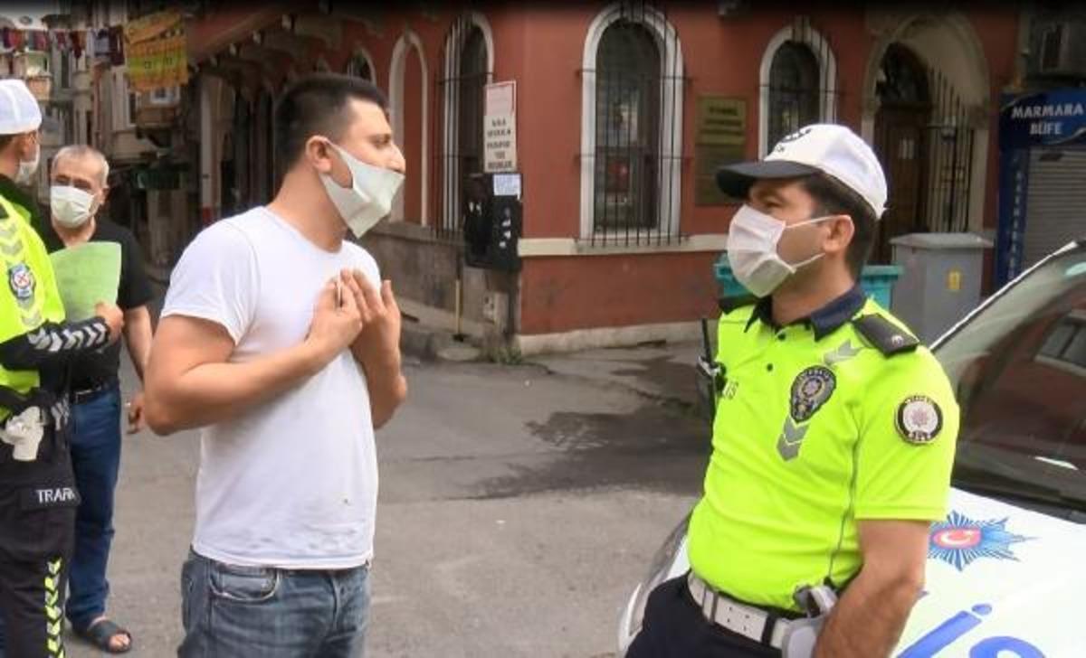 Yasağa rağmen işe &ccedil;ıkan taksici bakın kendini nasıl savundu