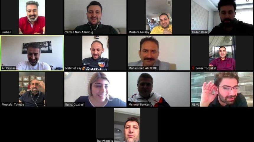 Kayserispor Y&ouml;netimi internette biraraya geldi