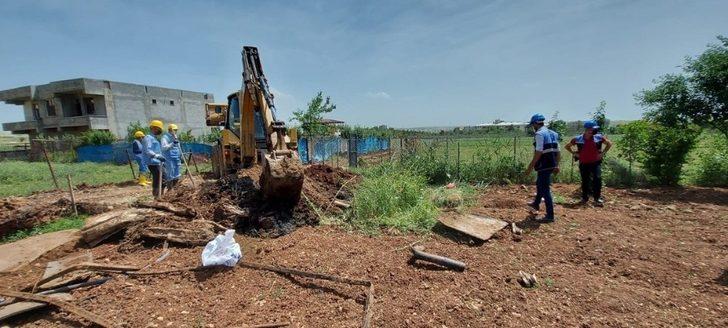 Silvan’da açıktan akan atık su kanalları kapatıldı G3