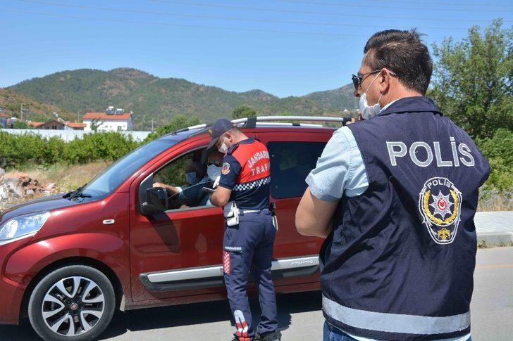 Muğla’da jandarma ve polis ekiplerinden ortak denetim G2