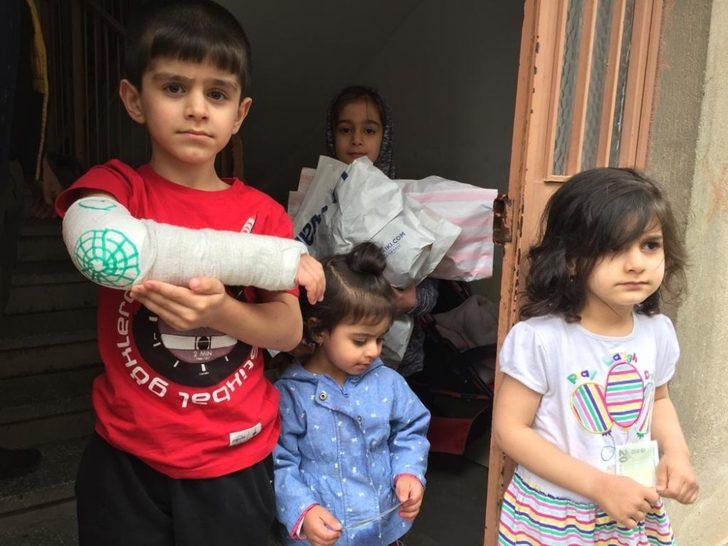 Göçmen yetimler bayramda unutulmadı G1
