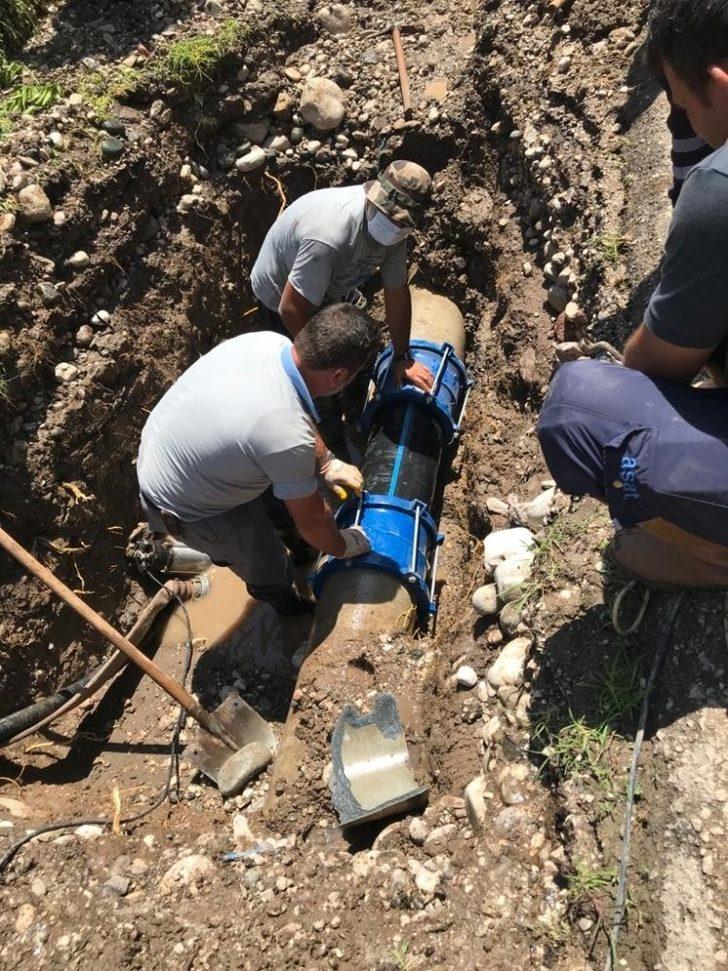 ASAT’tan Finike’deki su arızasına müdahale G1