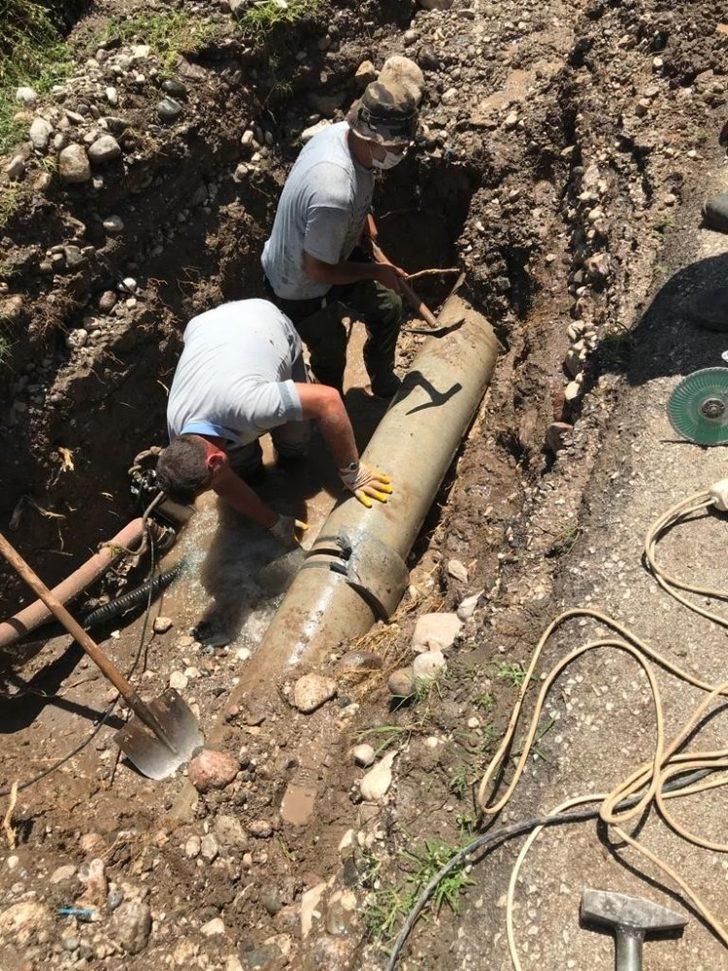 ASAT’tan Finike’deki su arızasına müdahale G3