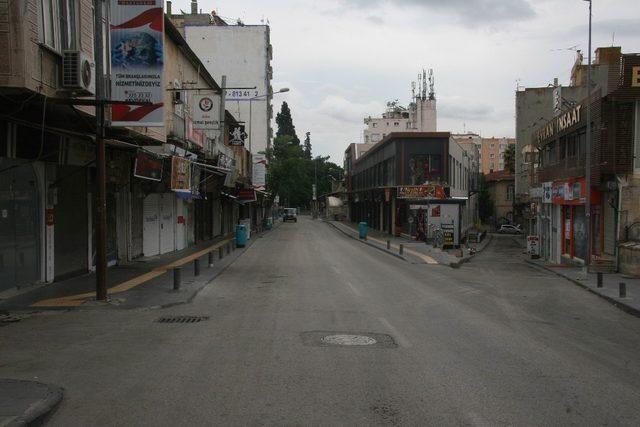 Kilis sokakları bayramda boş kaldı