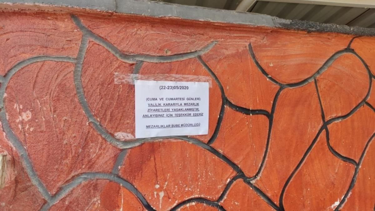 İslahiye&rsquo;de Mezarlıklar ilk kez boş kaldı
