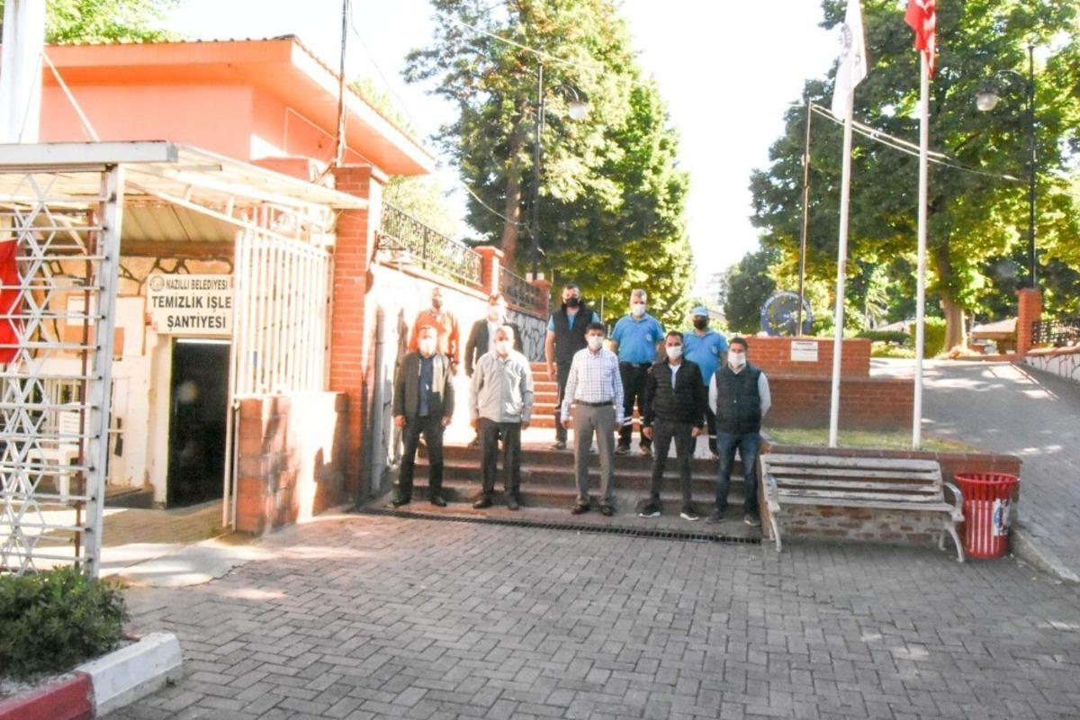 Başkan &Ouml;zcan personeli ile bayramlaştı