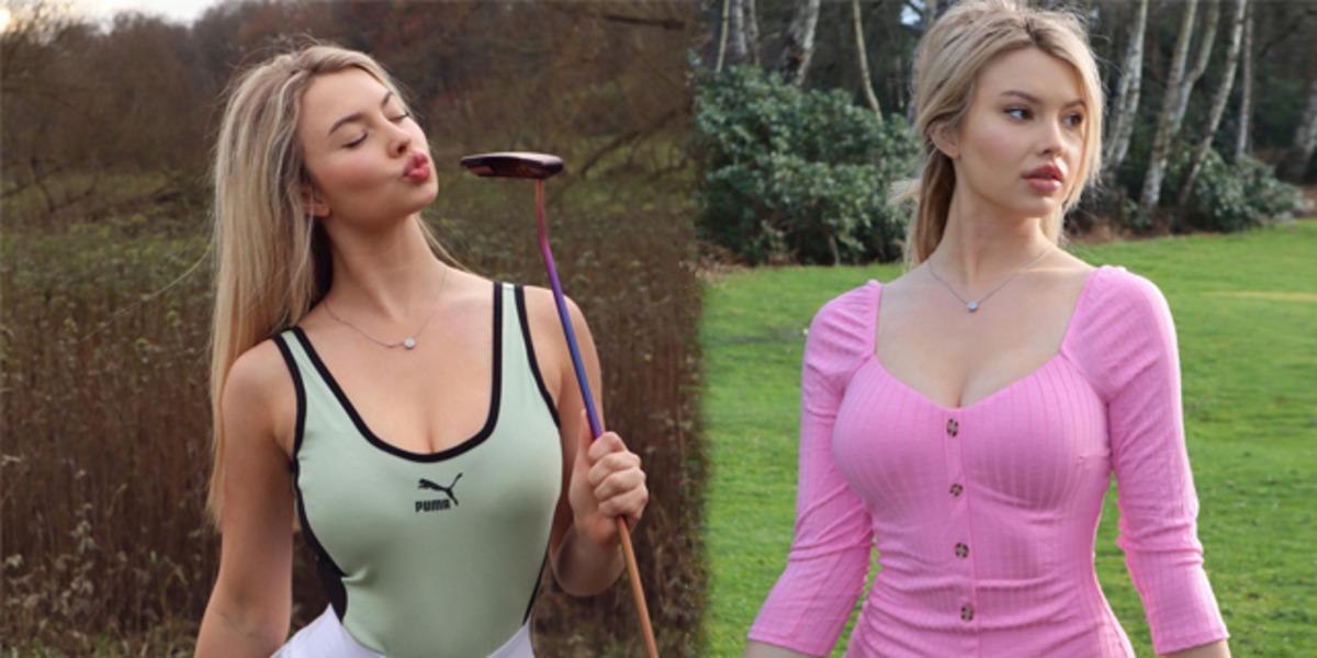 Britanyalı &uuml;nl&uuml; golf&ccedil;&uuml; Lucy Robson'dan ilgin&ccedil; paylaşım