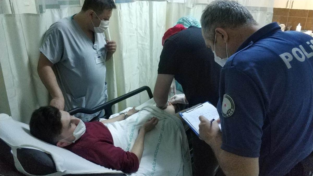 Bacağındaki acı y&uuml;z&uuml;nden hastaneye gitti, vurulduğunu &ouml;ğrendi