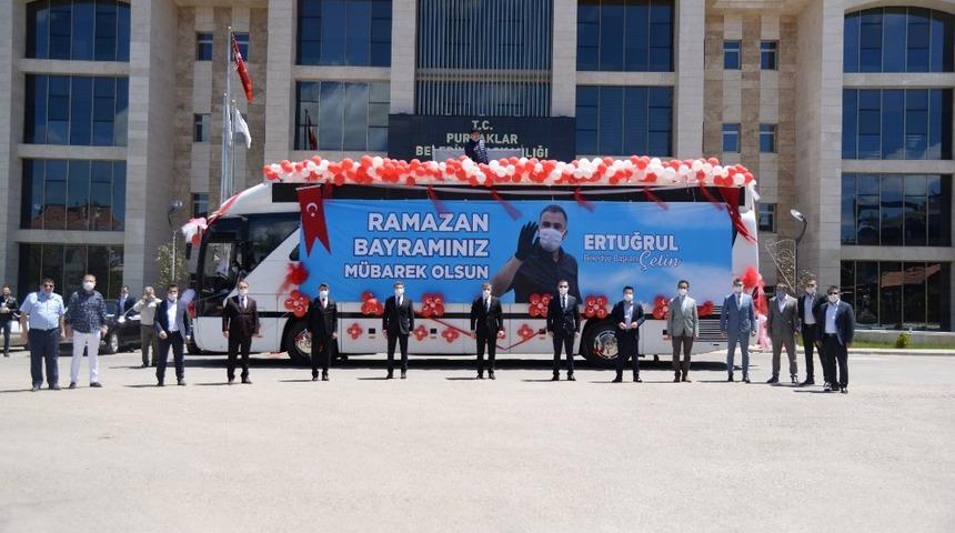 Pursaklar&rsquo;da bayram coşkusu pencerelere taşındı