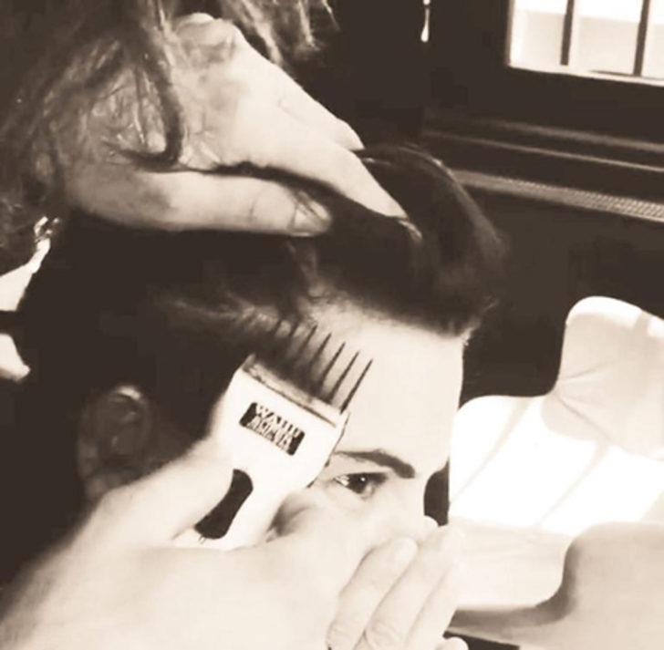 Şebnem Dönmez saçlarını kazıttı G2