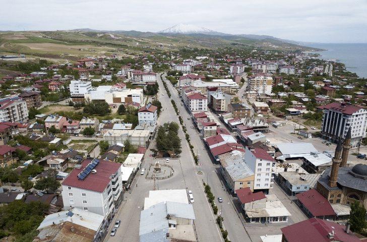 (Özel) Sokağa çıkma kısıtlamasıyla tarihi ilçe Ahlat sessizliğe büründü G2