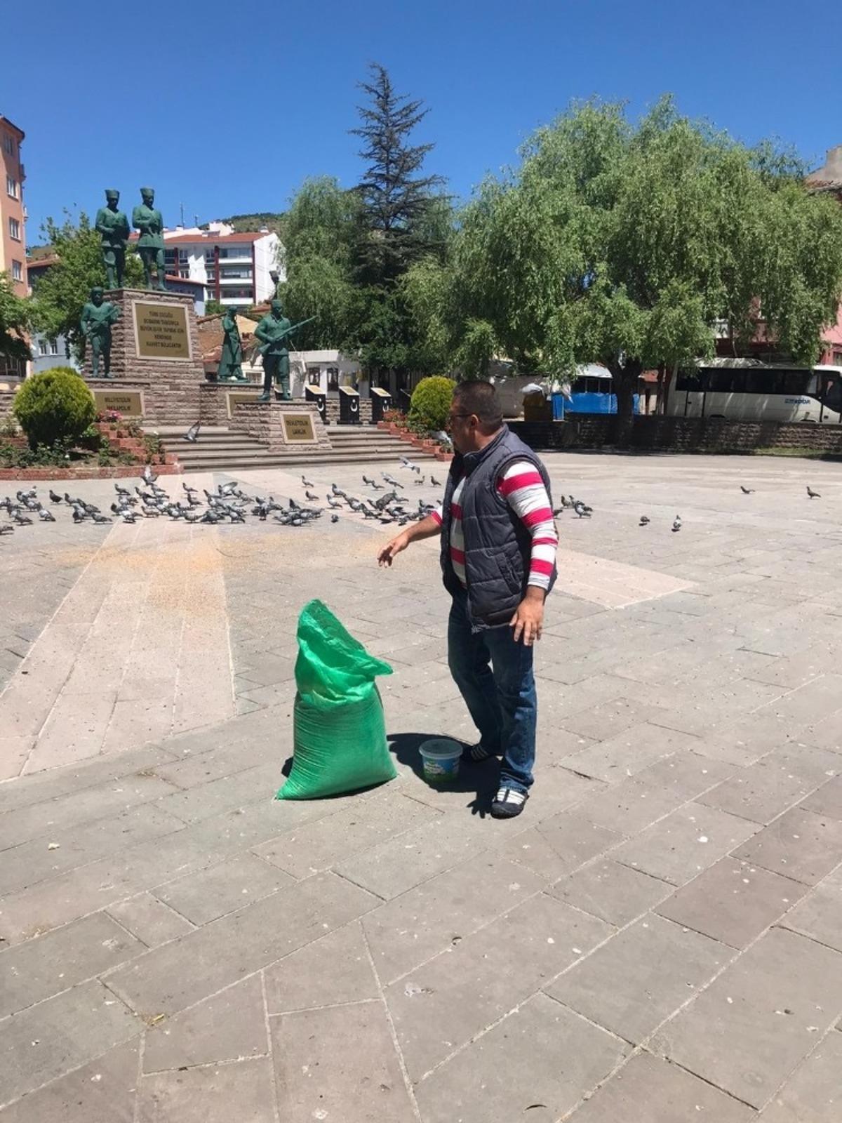 Sokağa &ccedil;ıkma yasağında sokak hayvanlarının beslenmesini &uuml;stlendiler