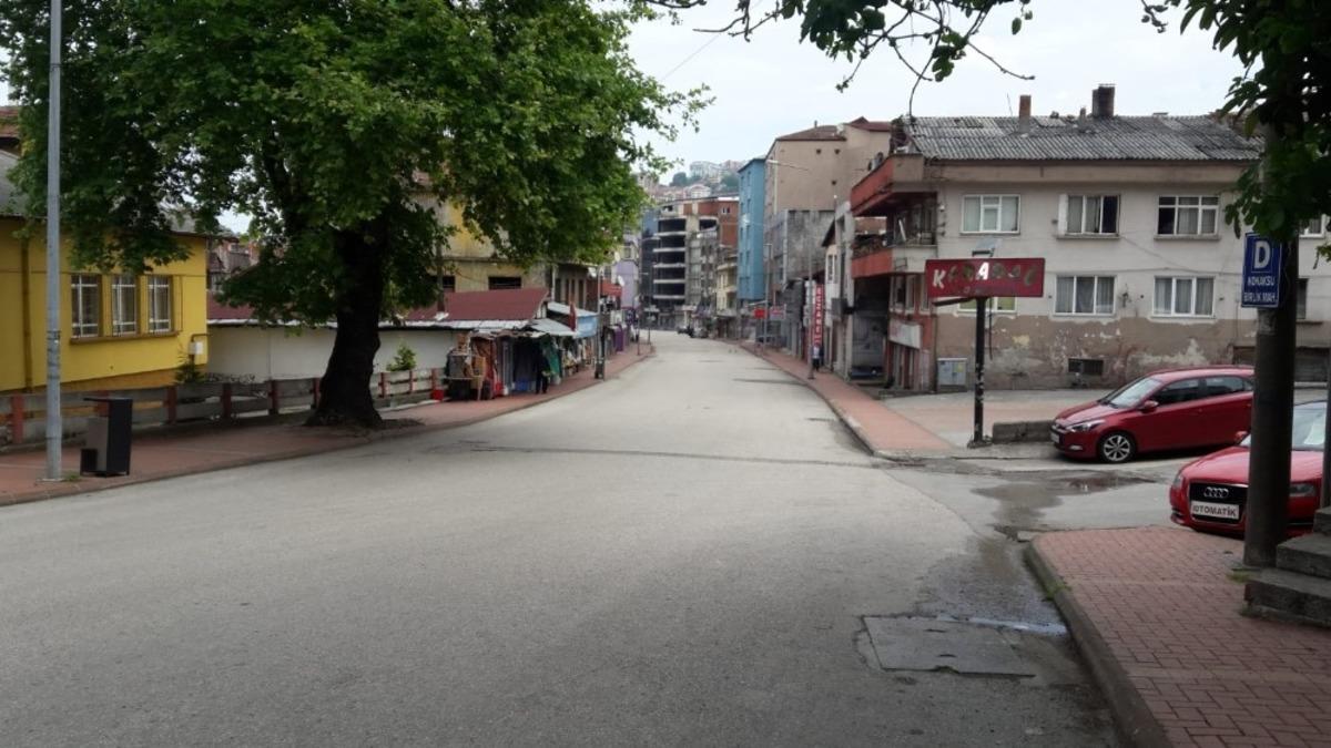 Zonguldak&rsquo;ta bayramda cadde ve sokaklar boş kaldı