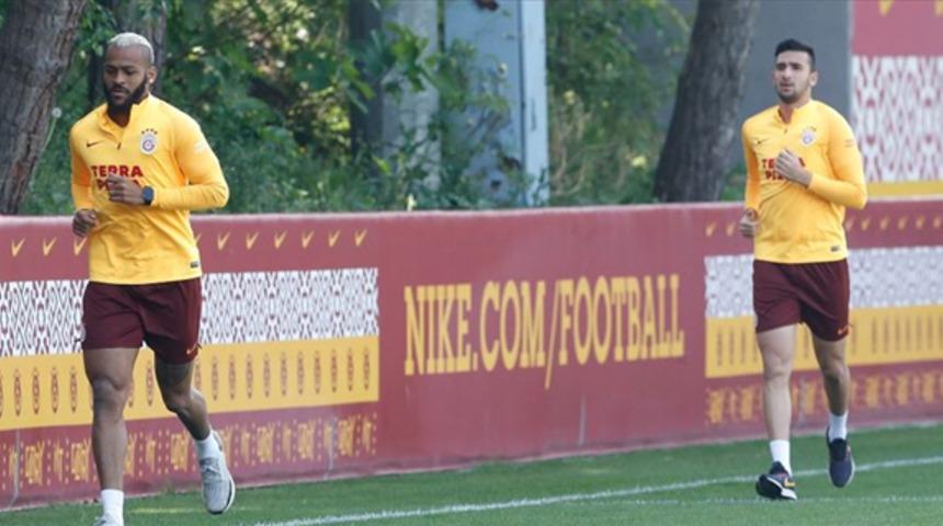 Galatasaray g&uuml;n&uuml; &ccedil;ift antrenmanla ge&ccedil;irdi