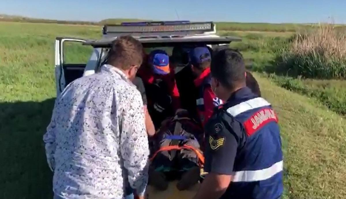 Yaşlı kadın 24 saat sonra bataklıkta baygın halde bulundu