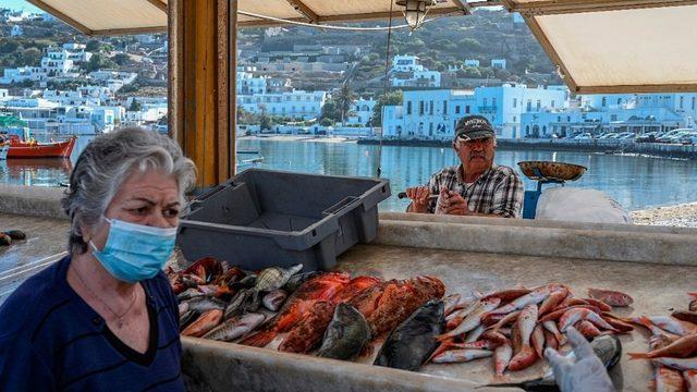 Mykonos seafront, 13 May 20