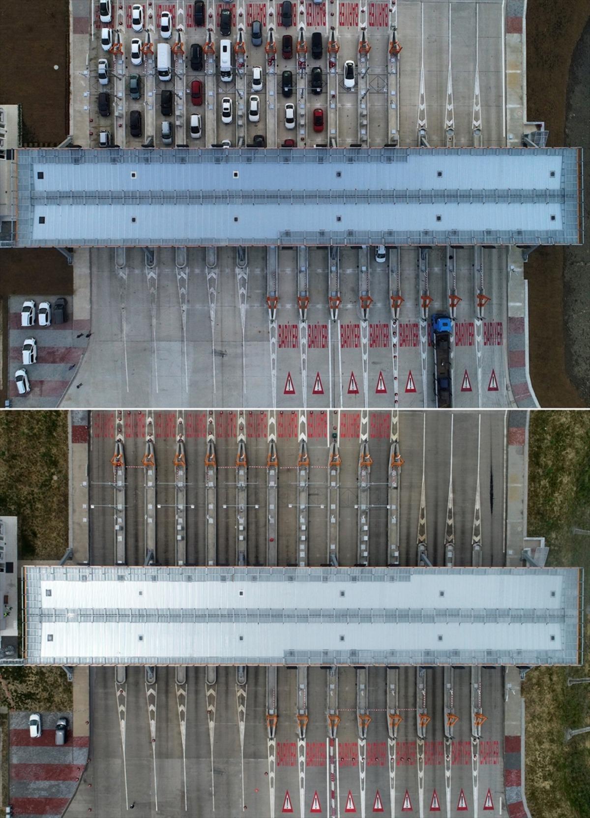  Bayramda uzun kuyruklar oluşuyordu! O yollara bir de şimdi bakın