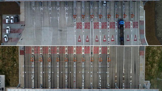  Bayramda uzun kuyruklar oluşuyordu! O yollara bir de şimdi bakın