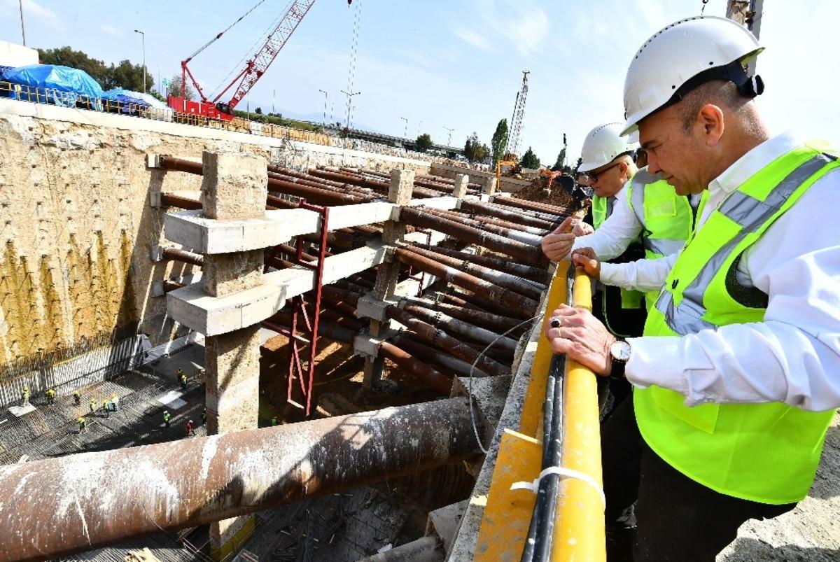 &Uuml;&ccedil;kuyular-Narlıdere metrosu i&ccedil;in 75 milyon avroluk imza atıldı