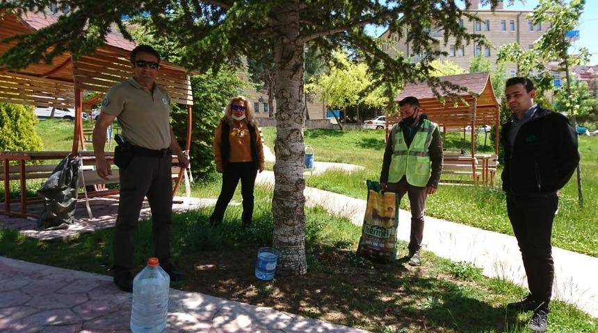 Nevşehir’de sokak hayvanları unutulmadı
