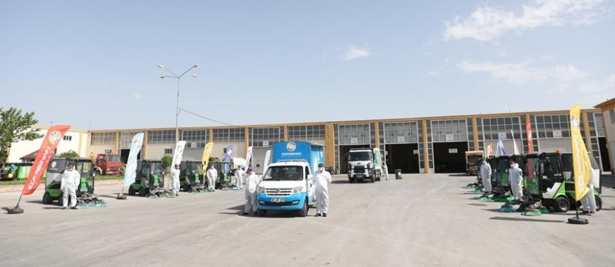 Kocasinan i&ccedil;in modern ara&ccedil;larla hummalı &ccedil;alışma