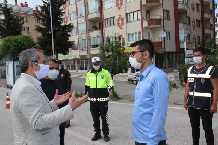 Kaymakam Pişkin kontrol noktalarını denetledi G2