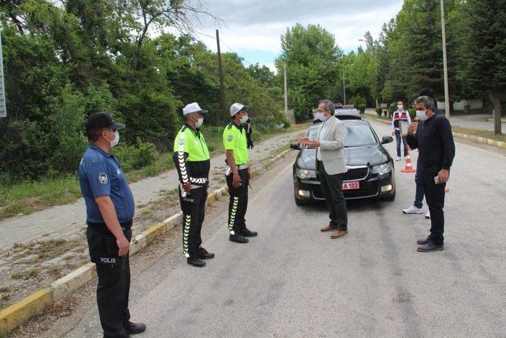 Kaymakam Pişkin kontrol noktalarını denetledi G5